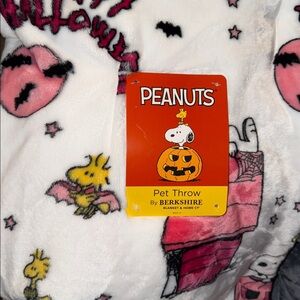 🎉🎉SALE🎉🎉 Peanuts Throw Blanket- Snoopy and Woodstock in pink 🩷